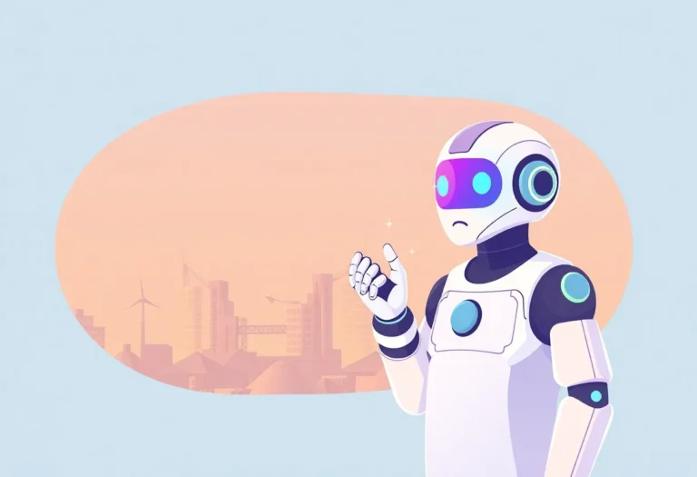 AI Chatbot for Cleaning Services in the Gulf illustration for Gulf business blog article