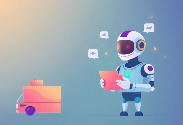 AI Chatbot for Logistics and Delivery Companies in the Gulf illustration for Gulf business blog article
