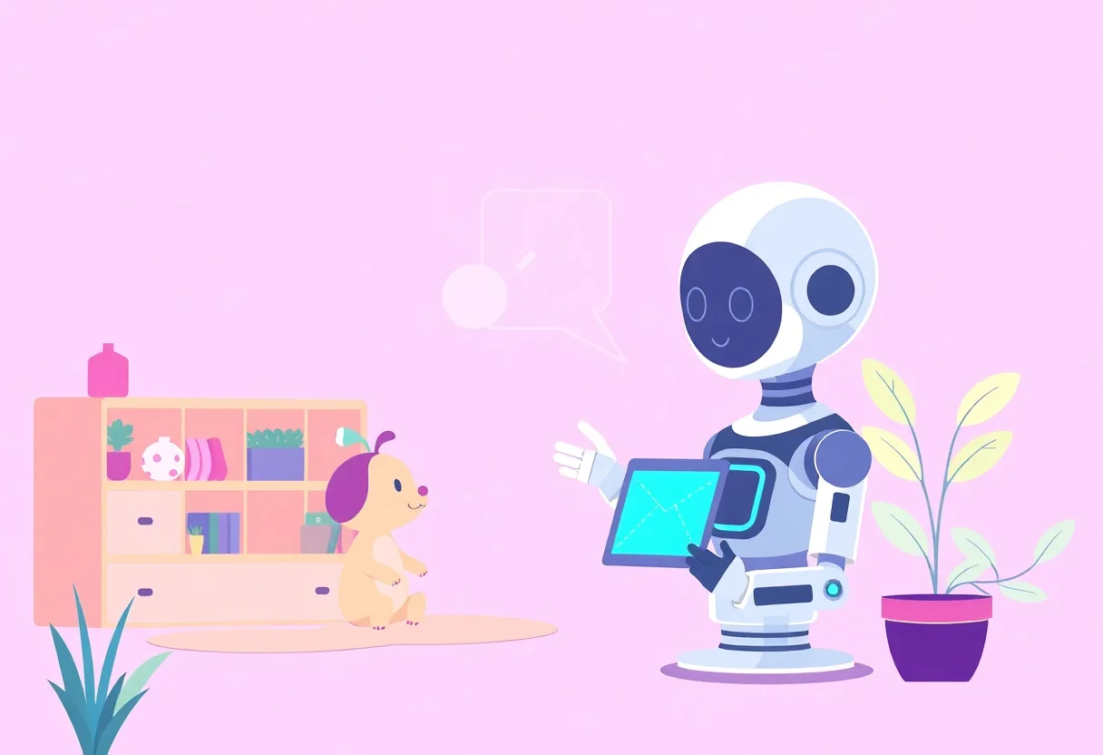 AI Chatbot for Nurseries and Childcare Centres in the Gulf illustration for Gulf business blog article