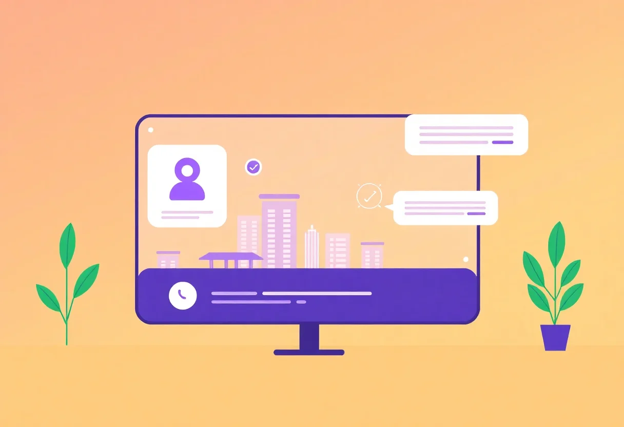 AI Chatbot for Real Estate Developers Selling Off-Plan Properties illustration for Gulf business blog article