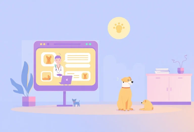 AI Chatbot for Pet Services and Veterinary Clinics in the Gulf illustration for Gulf business blog article