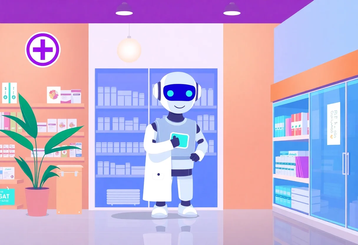 AI Chatbot for Pharmacies and Medical Supply Stores illustration for Gulf business blog article
