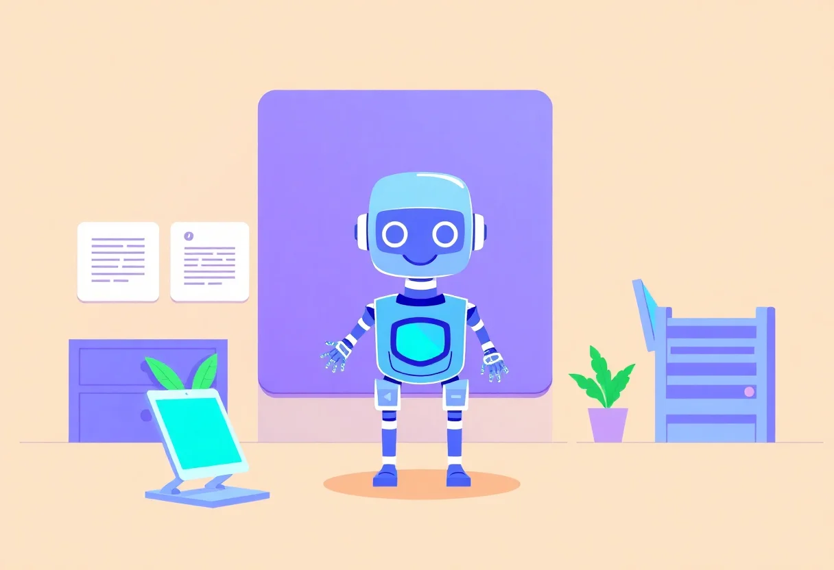 AI Chatbot for Printing and Signage Companies in the Gulf illustration for Gulf business blog article