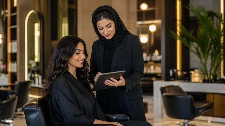 Editorial image for ai chatbot salons barbers gulf