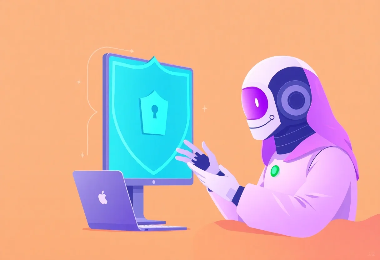 AI Chatbot Security: How to Protect Your Business and Your Customers illustration for Gulf business blog article