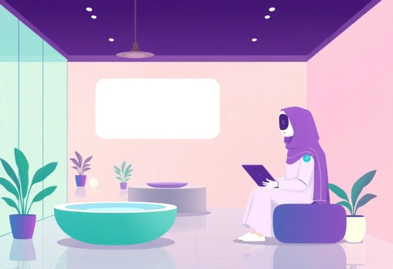 AI Chatbot for Spas and Wellness Centres in the Gulf illustration for Gulf business blog article