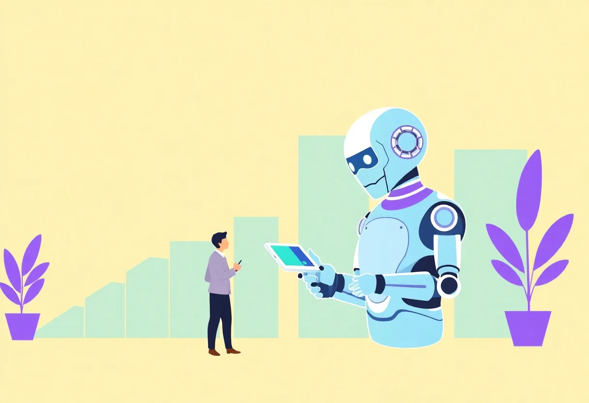 How AI Chatbots Handle High Volumes of Customer Enquiries During Peak Seasons illustration for Gulf business blog article