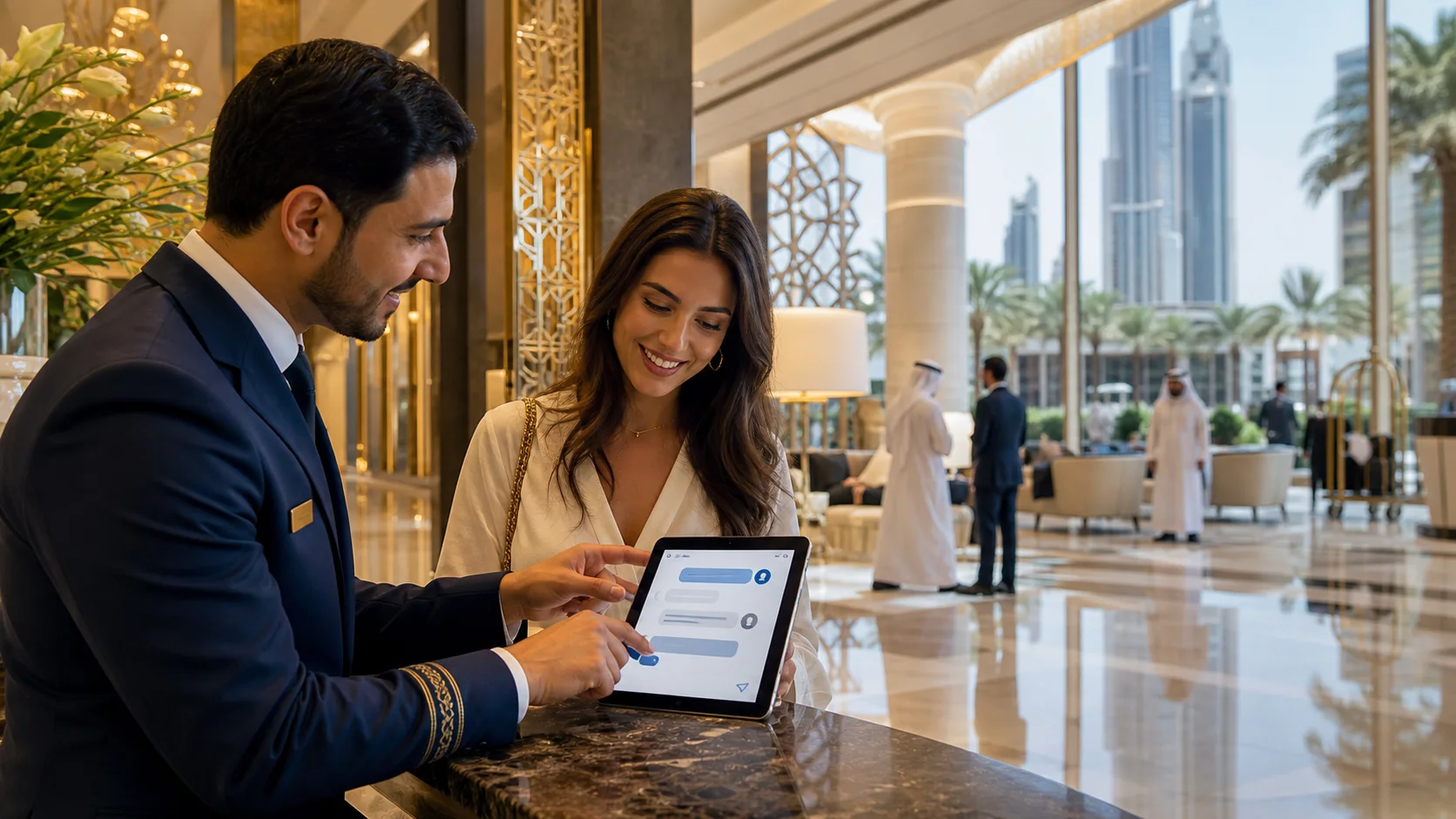 Editorial image for ai chatbots hotels dubai