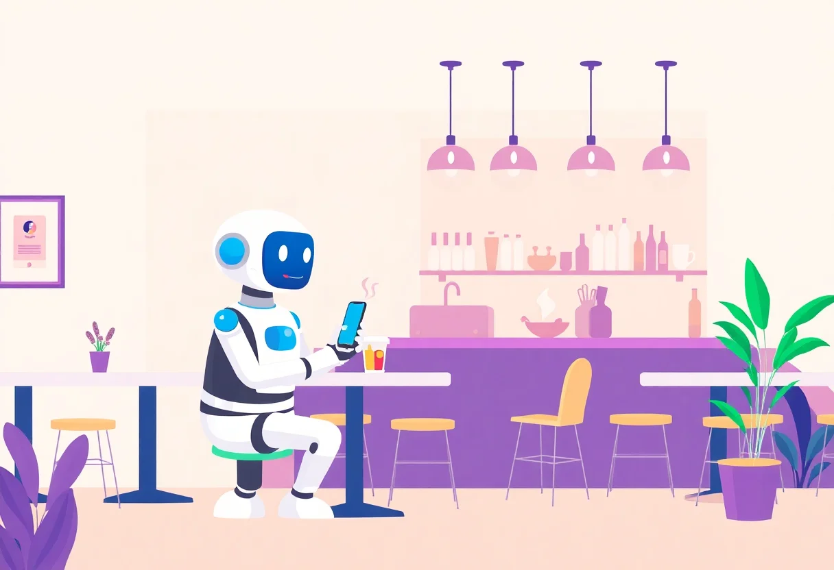 AI Chatbots for Restaurants: Taking Orders and Reservations Automatically illustration for Gulf business blog article