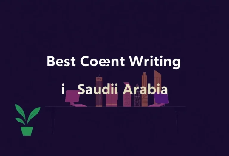 Best Content Writing Services in Saudi Arabia illustration for Gulf business blog article