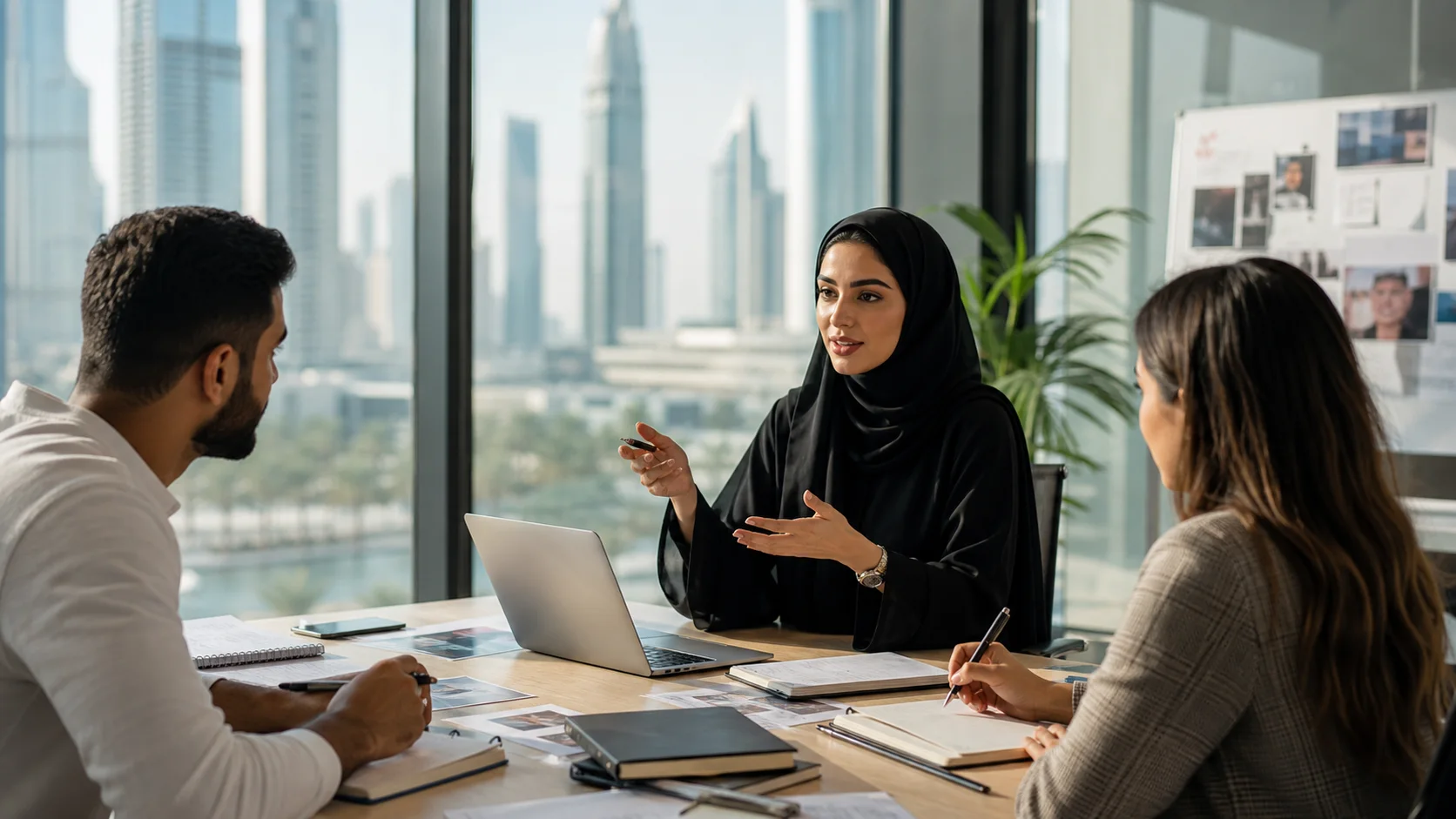 UAE content strategy team in a Dubai office