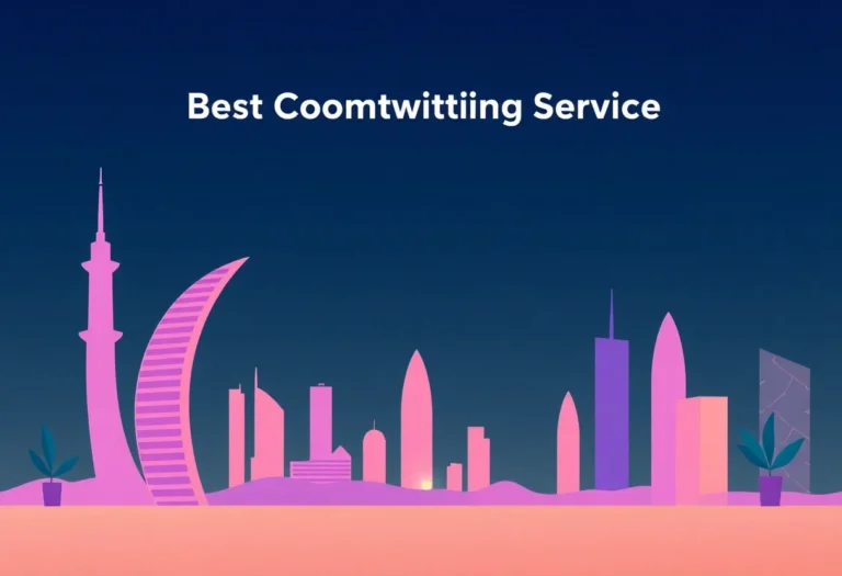 Best Content Writing Services in UAE illustration for Gulf business blog article