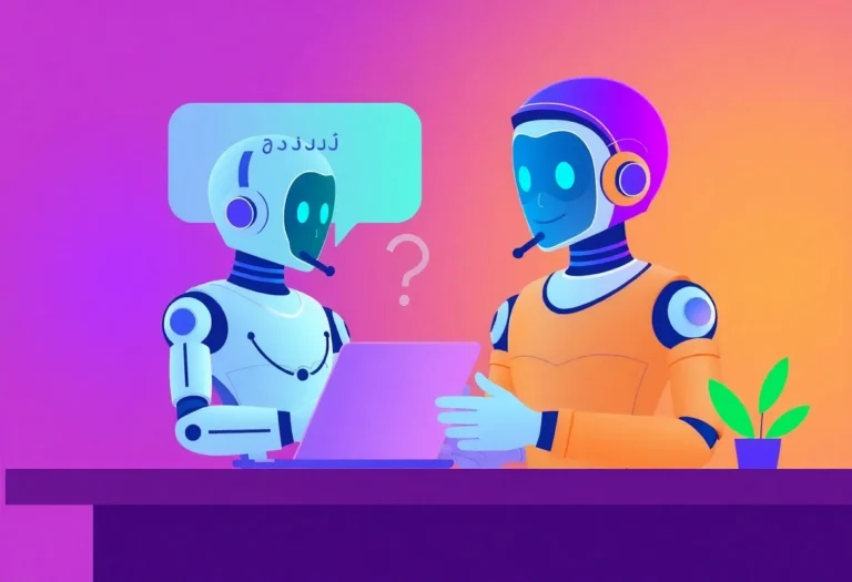 Bilingual AI Chatbots: Arabic and English Customer Support illustration for Gulf business blog article