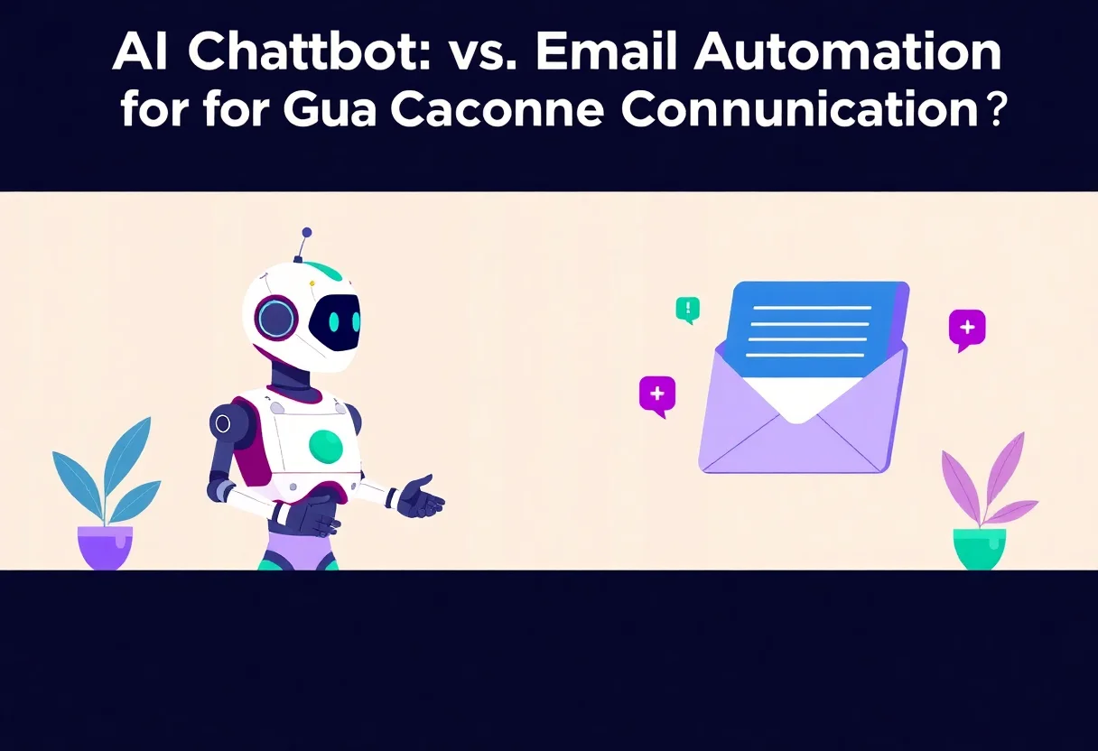 AI Chatbot vs Email Automation: Which Is Better for Gulf Customer Communication illustration for Gulf business blog article