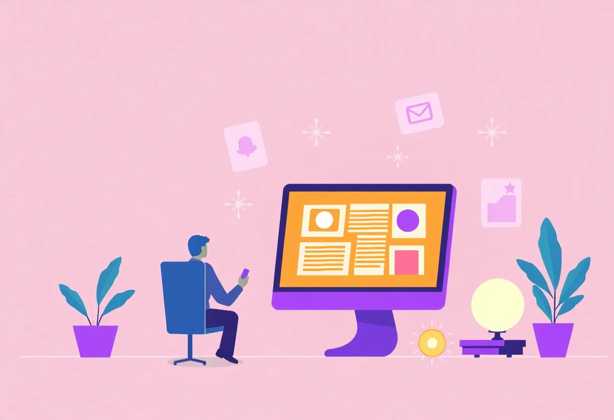 Content Marketing Strategy for Gulf Businesses illustration for Gulf business blog article