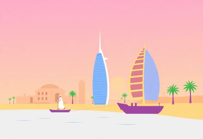 Content Writing for Travel Agencies in UAE illustration for Gulf business blog article
