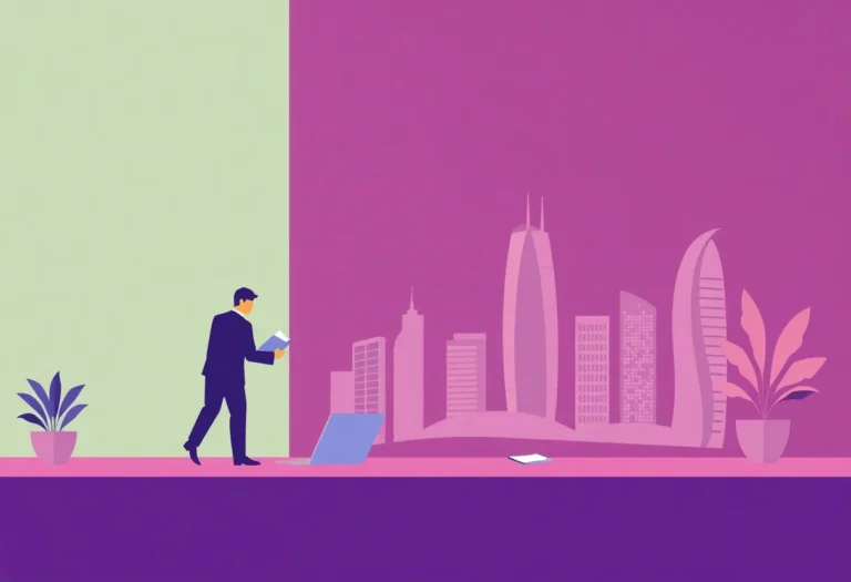 Content Writing in Saudi Arabia illustration for Gulf business blog article