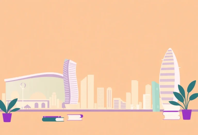 Content Writing in UAE illustration for Gulf business blog article