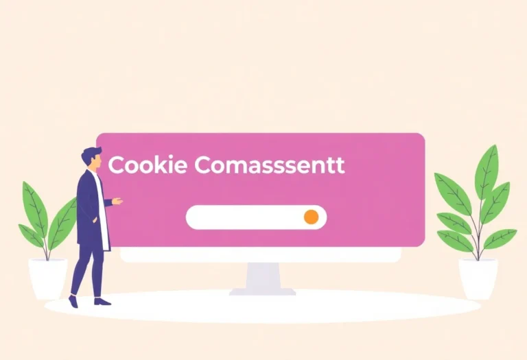 How to Add a Cookie Consent Banner to a WordPress Site illustration for Gulf business blog article