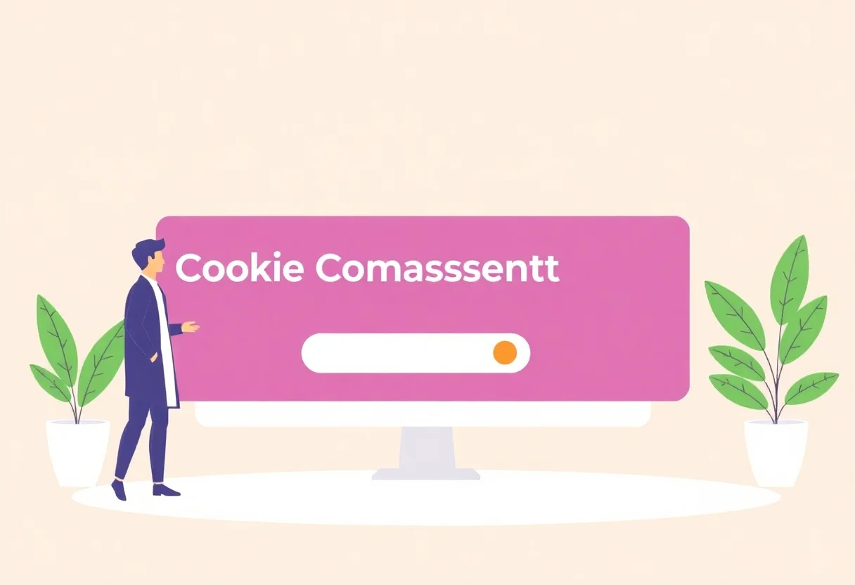How to Add a Cookie Consent Banner to a WordPress Site illustration for Gulf business blog article