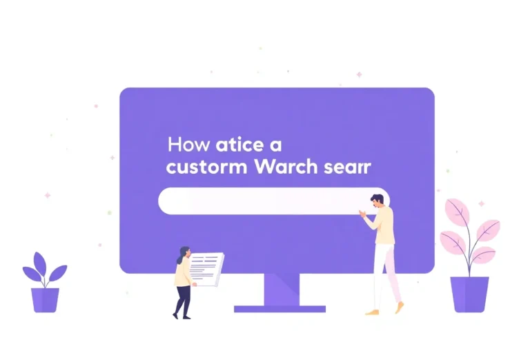 How to Create a Custom WordPress Search for Better User Experience illustration for Gulf business blog article