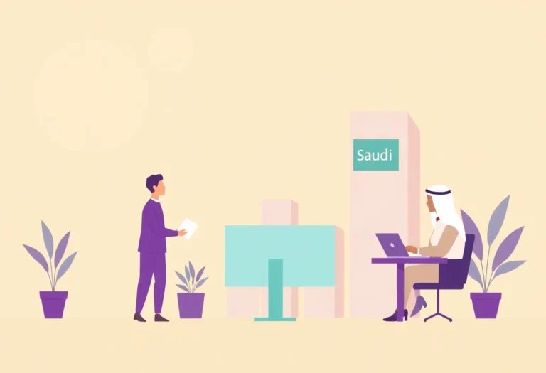 Digital Marketing Agency in Saudi Arabia illustration for Gulf business blog article