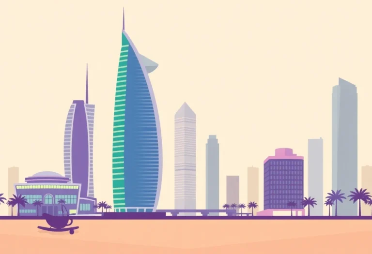 Digital Marketing Company in Dubai illustration for Gulf business blog article