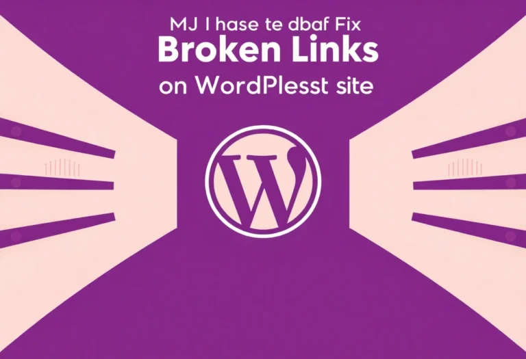 How to Find and Fix Broken Links on a WordPress Site illustration for Gulf business blog article