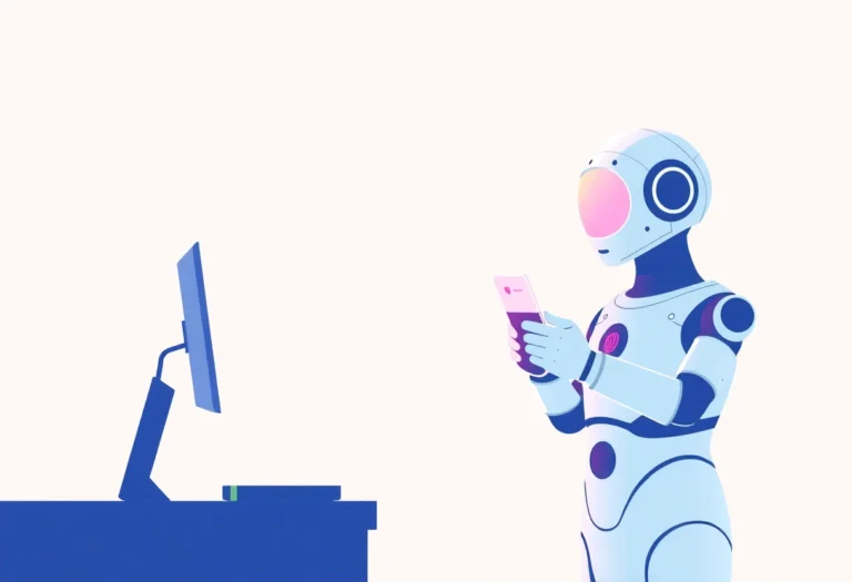 The Future of AI Chatbots in the Gulf: What to Expect in the Next 3 Years illustration for Gulf business blog article