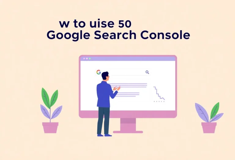 How to Use Google Search Console for Gulf SEO illustration for Gulf business blog article