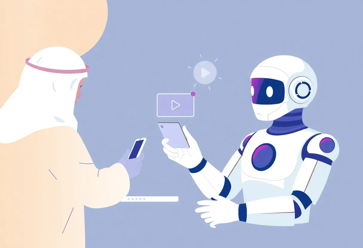 How to Integrate an AI Chatbot with Your CRM in the Gulf illustration for Gulf business blog article