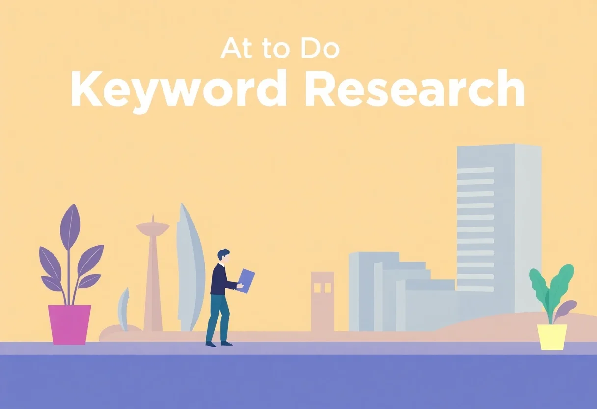 How to Do Keyword Research for Gulf Markets illustration for Gulf business blog article