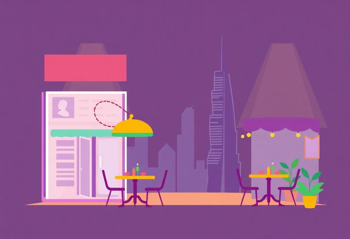 Local SEO for Restaurants in Dubai illustration for Gulf business blog article