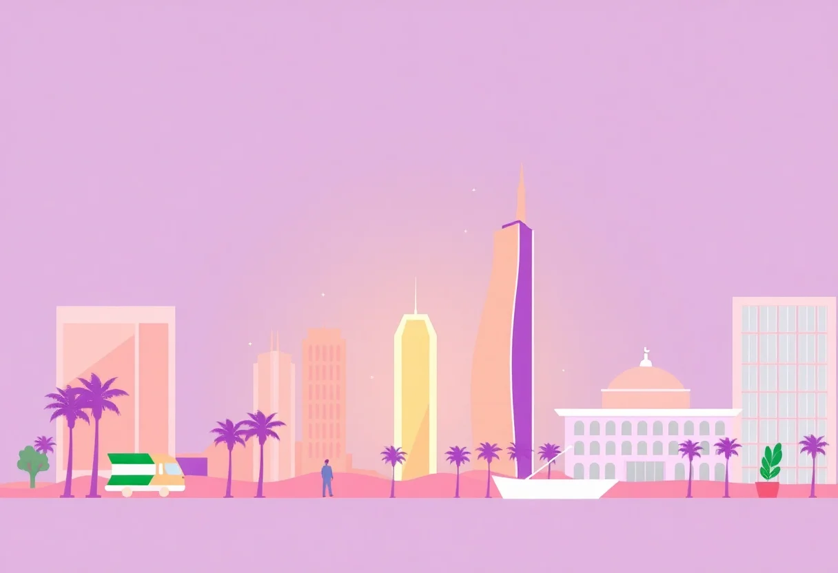 Local SEO Services in UAE illustration for Gulf business blog article
