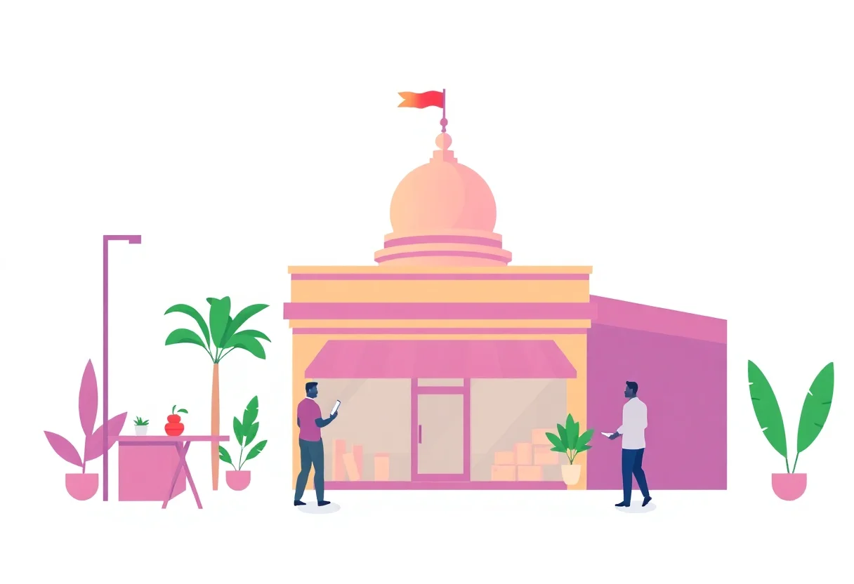 Local SEO for Small Businesses in Bahrain illustration for Gulf business blog article