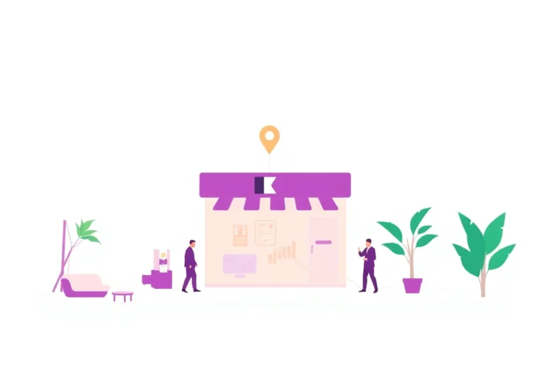 Local SEO for Small Businesses in Kuwait illustration for Gulf business blog article