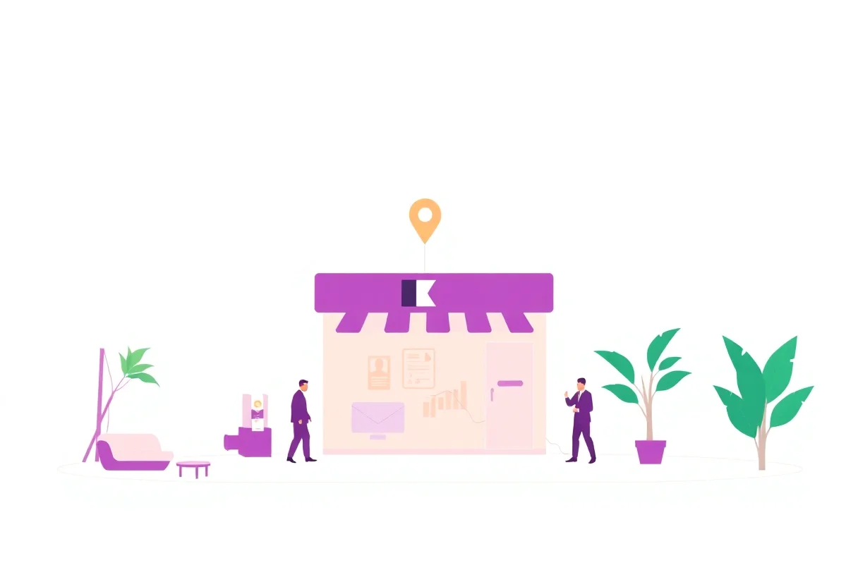 Local SEO for Small Businesses in Kuwait illustration for Gulf business blog article