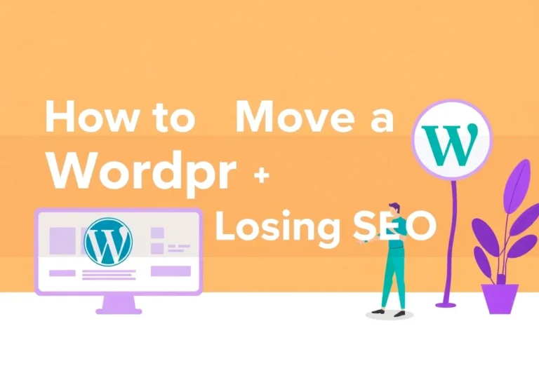 How to Move a WordPress Site to a New Domain Without Losing SEO illustration for Gulf business blog article