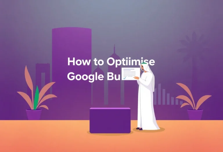 How to Optimise Google Business Profile for Gulf Businesses illustration for Gulf business blog article