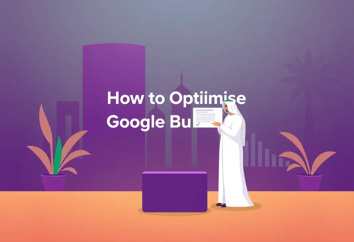 How to Optimise Google Business Profile for Gulf Businesses illustration for Gulf business blog article