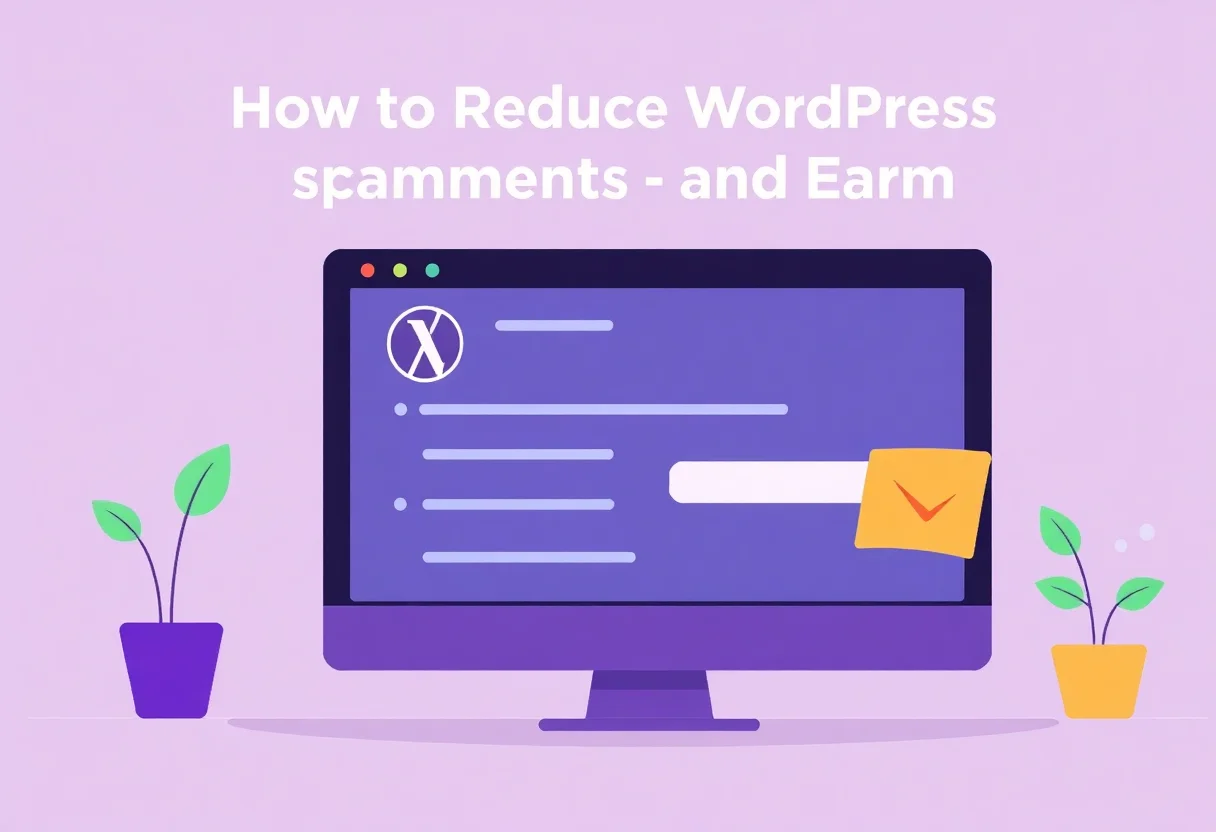 How to Reduce WordPress Spam Comments and Form Submissions illustration for Gulf business blog article