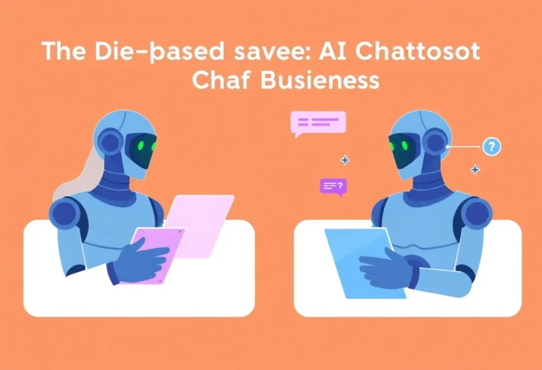 The Difference Between Rule-Based and AI Chatbots for Gulf Businesses illustration for Gulf business blog article