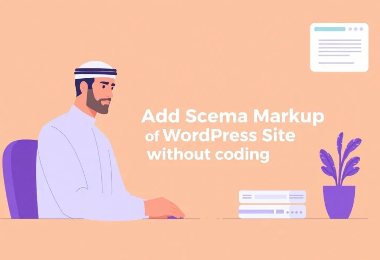 How to Add Schema Markup to a WordPress Site Without Coding illustration for Gulf business blog article