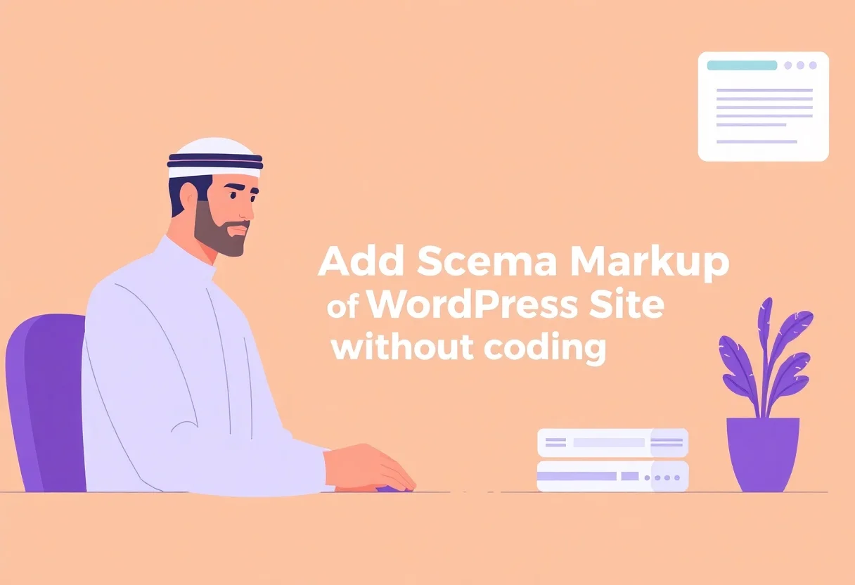 How to Add Schema Markup to a WordPress Site Without Coding illustration for Gulf business blog article