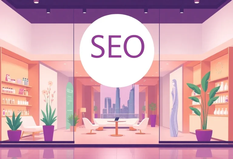 SEO for Beauty Salons in Dubai illustration for Gulf business blog article