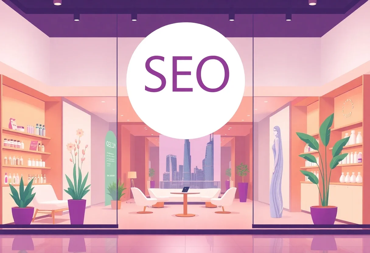SEO for Beauty Salons in Dubai illustration for Gulf business blog article