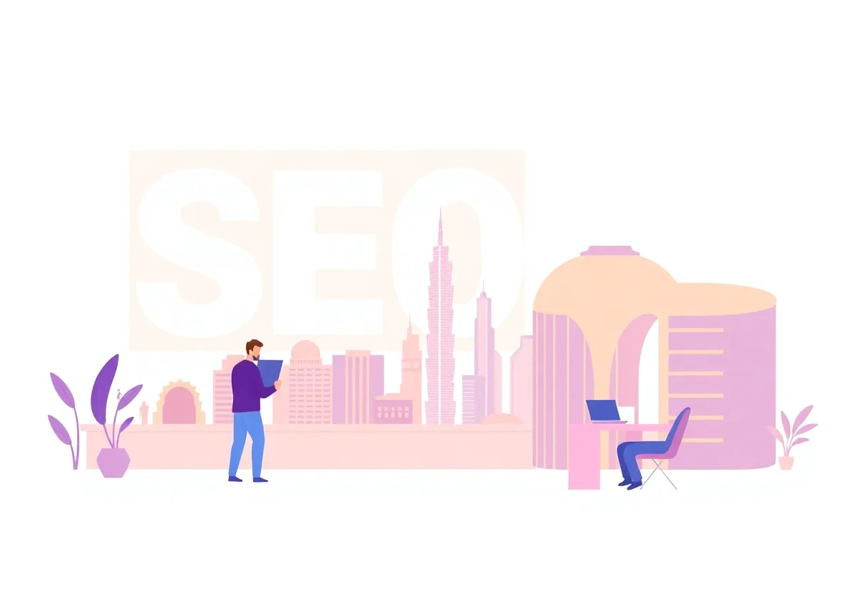 SEO for Business Setup Consultants in UAE illustration for Gulf business blog article