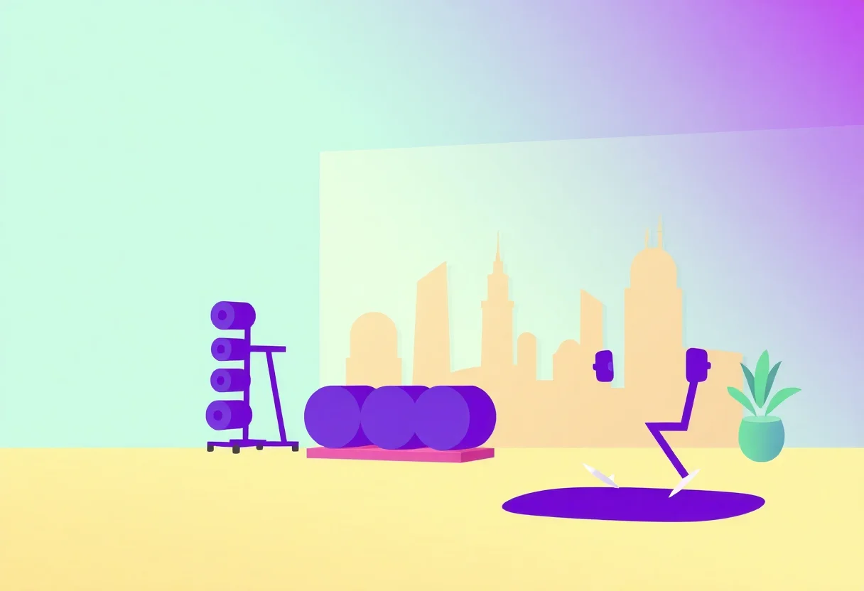 SEO for Gyms in Dubai illustration for Gulf business blog article