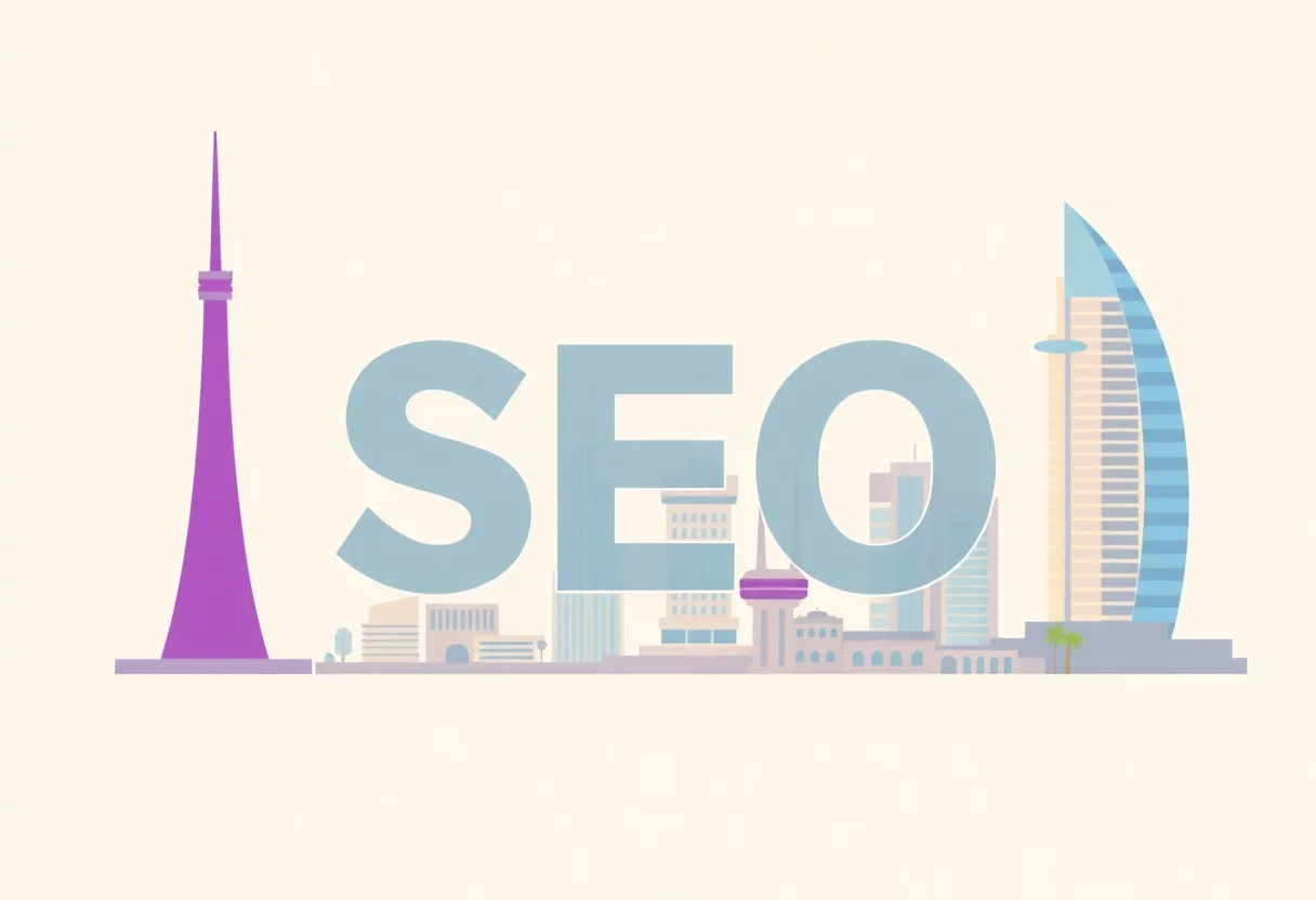 SEO for Real Estate Agents in Dubai illustration for Gulf business blog article