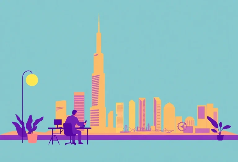SEO for Small Businesses in UAE illustration for Gulf business blog article